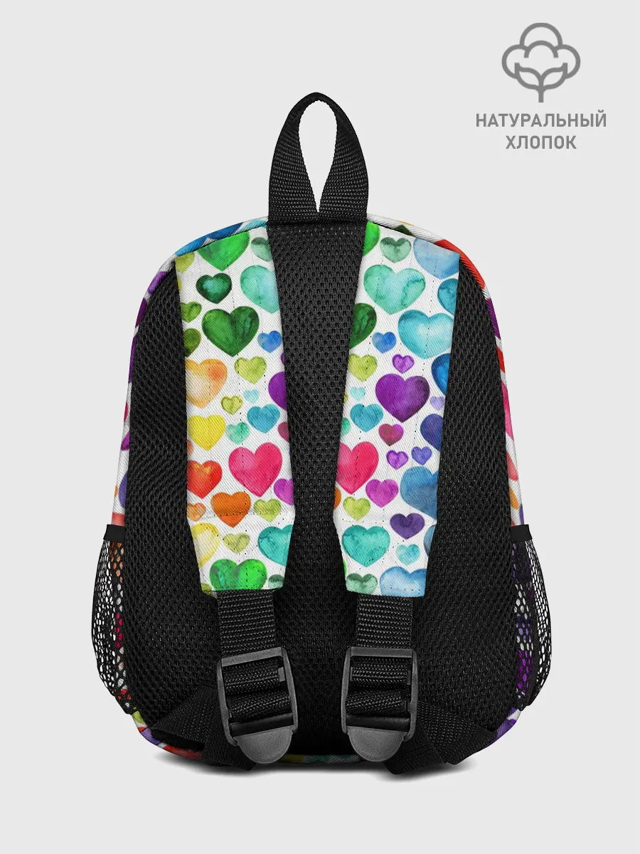 Рюкзак детский / Радужные сердечки
