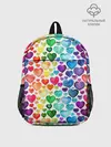 Рюкзак детский / Радужные сердечки