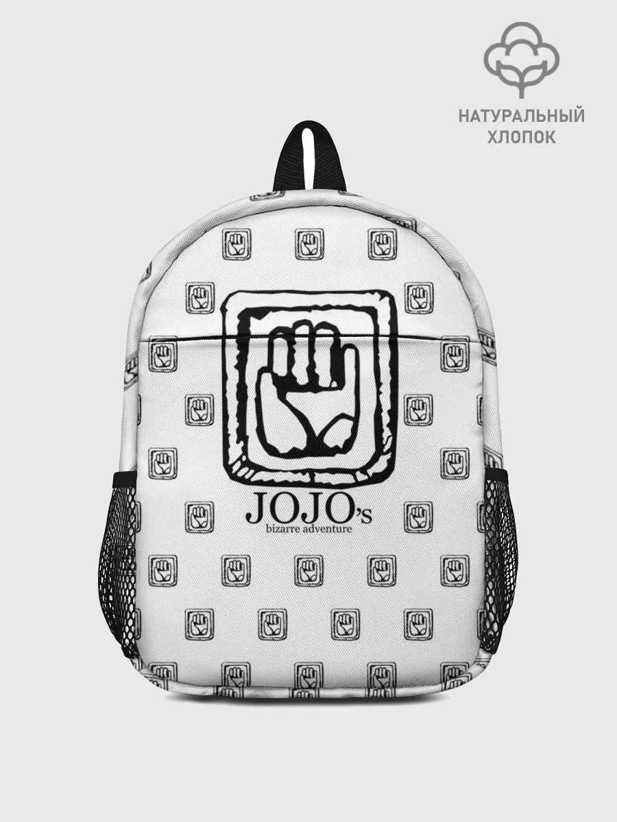 Рюкзак детский / Лого джоджо белый