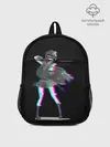 Рюкзак детский / Акаме Глитч на черном