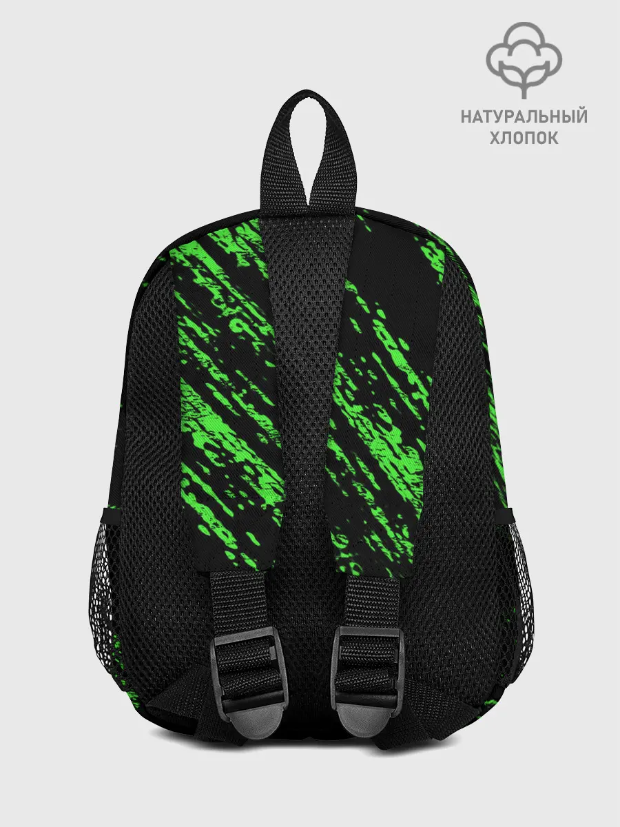 Рюкзак детский / Хвост Феи зеленая диагональ