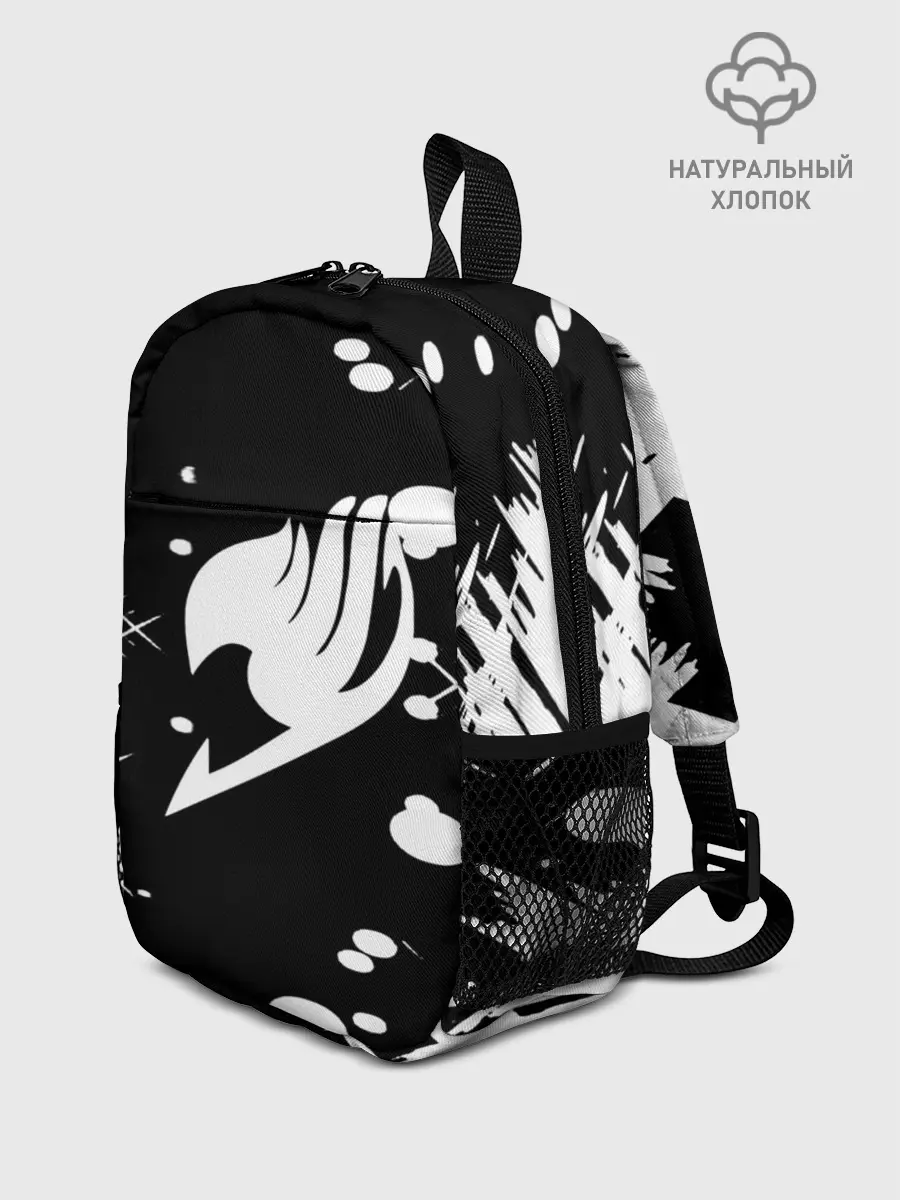 Рюкзак детский / Хвост Феи геометрия в чб