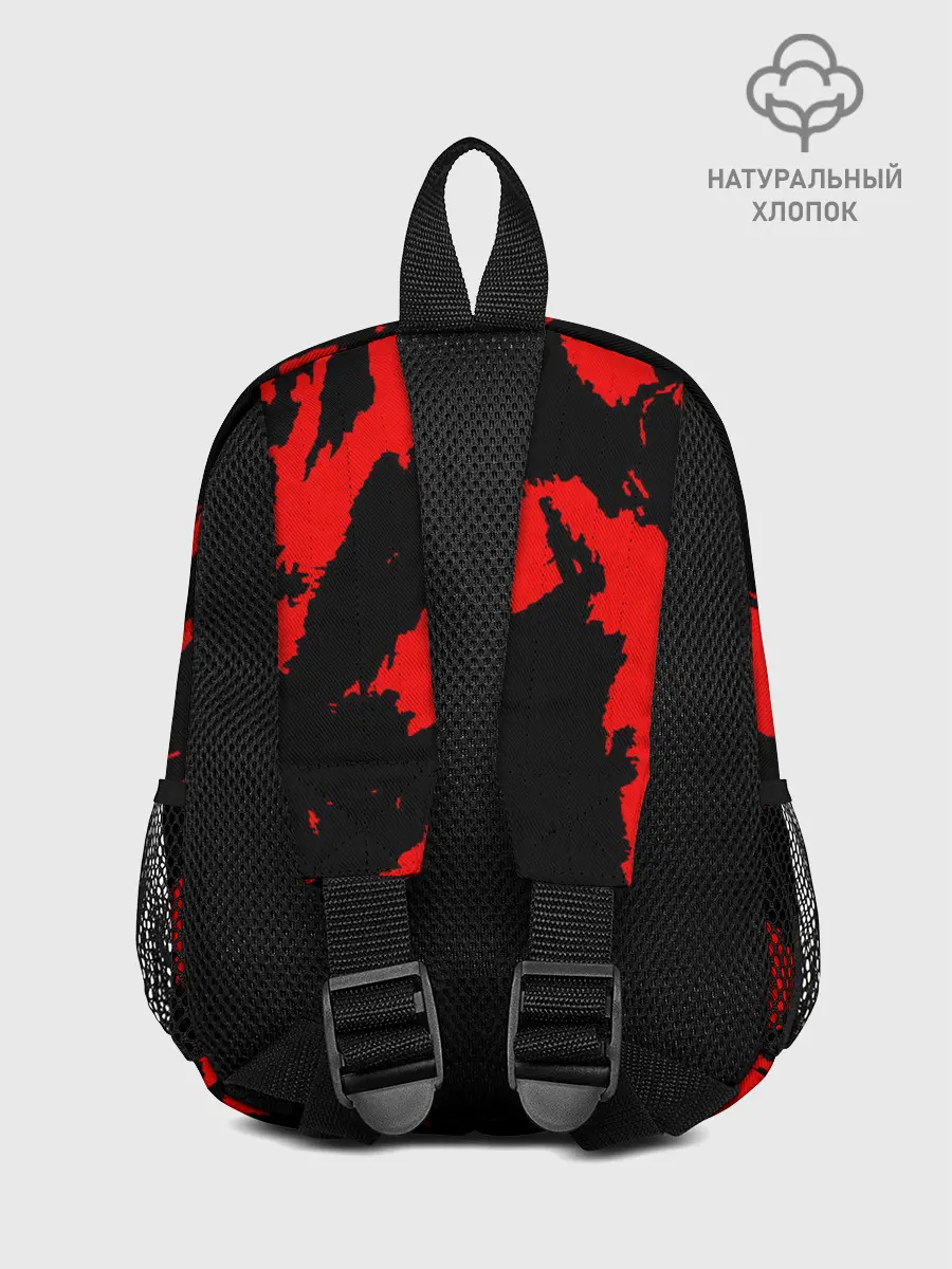 Рюкзак детский / Красный на черном