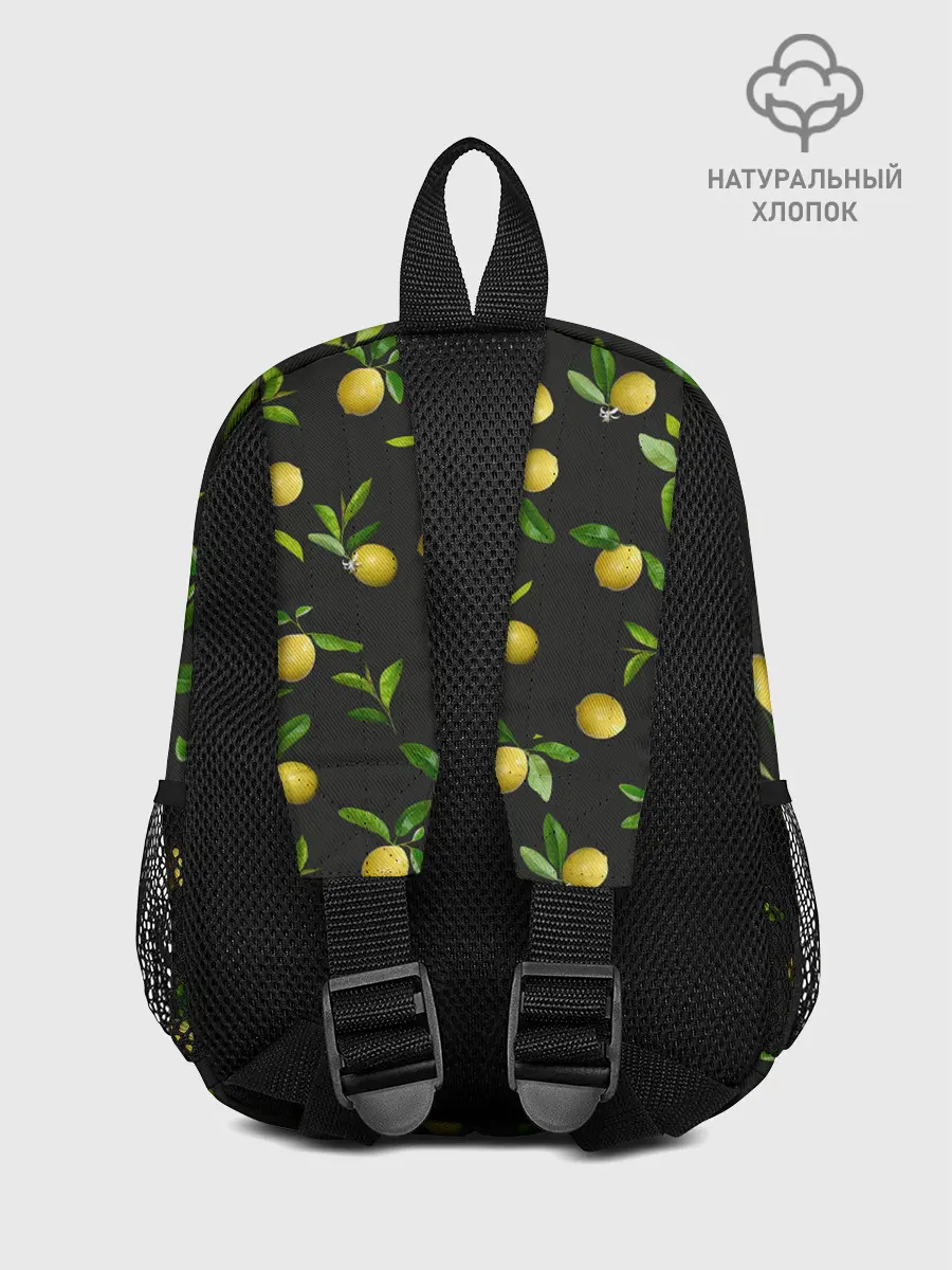 Рюкзак детский / Лимончики на черном