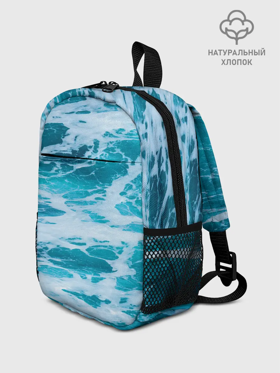 Рюкзак детский / Вода волны пена море