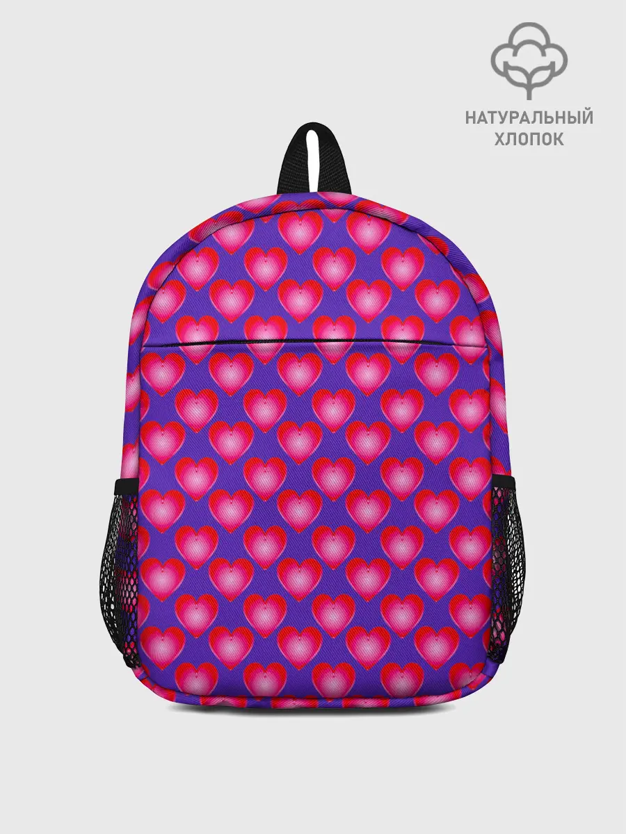 Рюкзак детский / Неоновые сердца