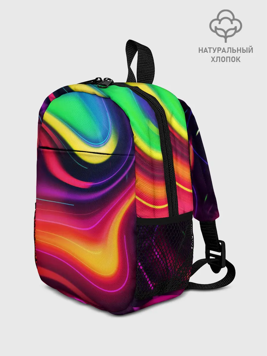 Рюкзак детский / Неоновые пятна