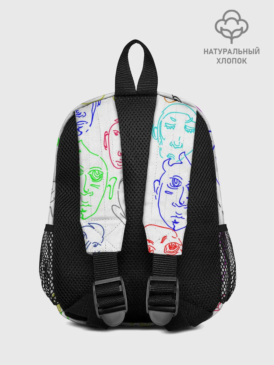 Рюкзак детский / Цветные лица