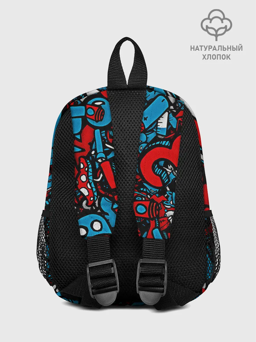 Рюкзак детский / Красно синие безумие
