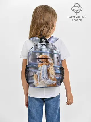 Рюкзак детский / Золотистый Ретривер