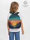 Рюкзак детский / Закат в лесу