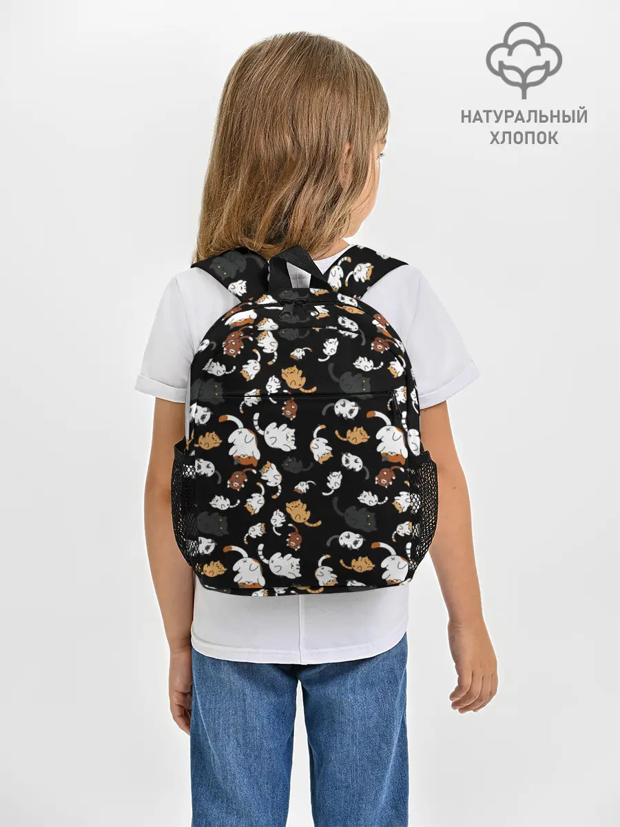 Рюкзак детский / Котята паттерн