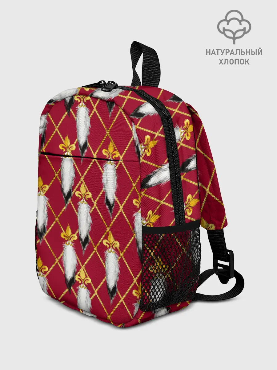 Рюкзак детский / Tassels red gold 3D space