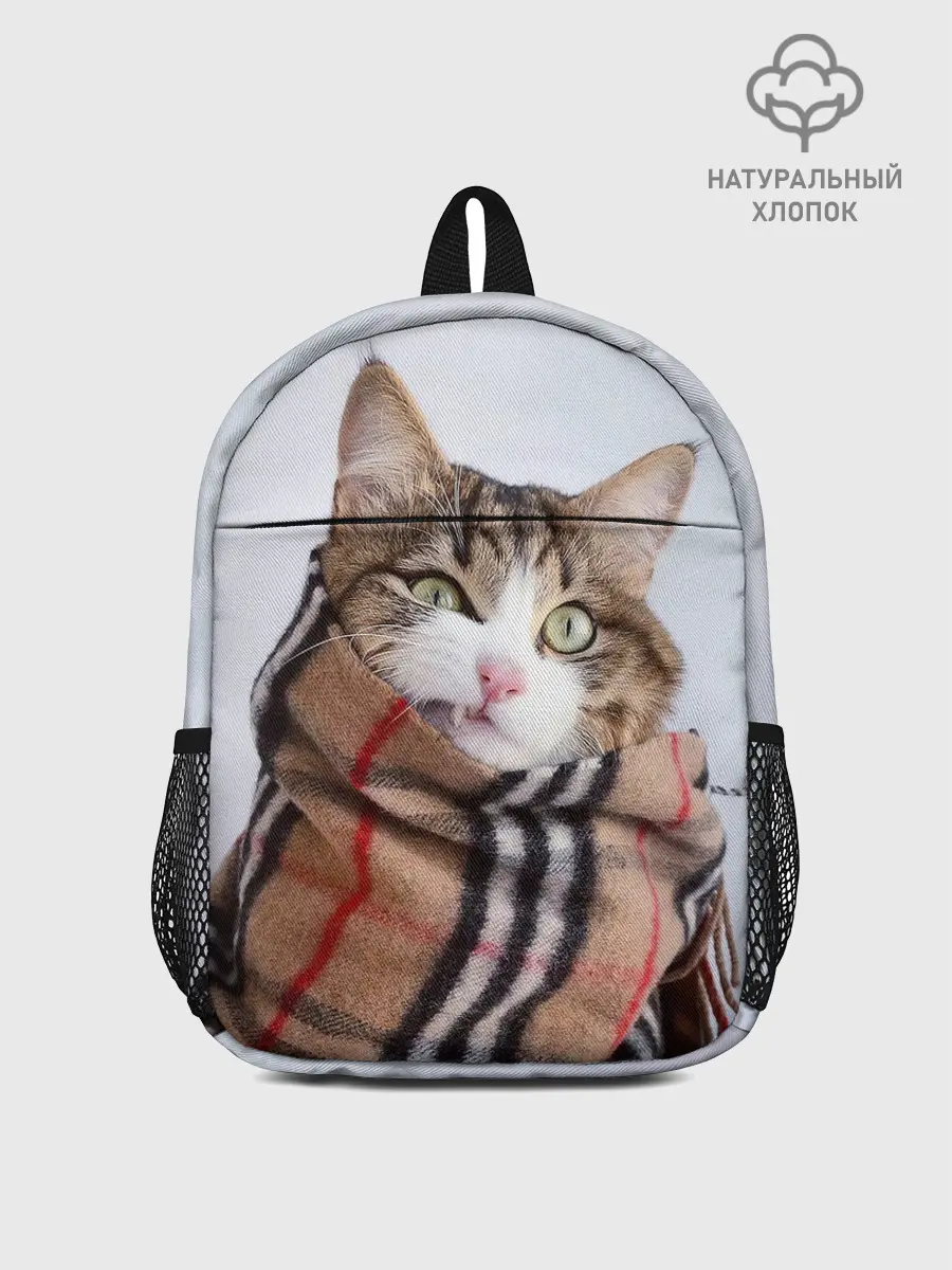 Рюкзак детский / Кот в шарфе