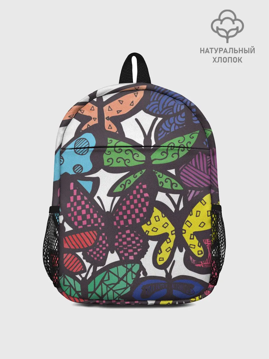 Рюкзак детский / Дудл бабочки