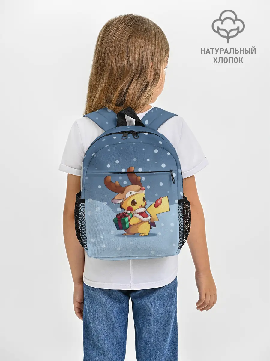 Рюкзак детский / Новогодний Пикачу
