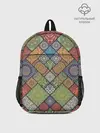 Рюкзак детский / Мандалы лоскутный печворк