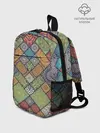Рюкзак детский / Мандалы лоскутный печворк