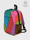 Рюкзак детский / Разноцветный узор