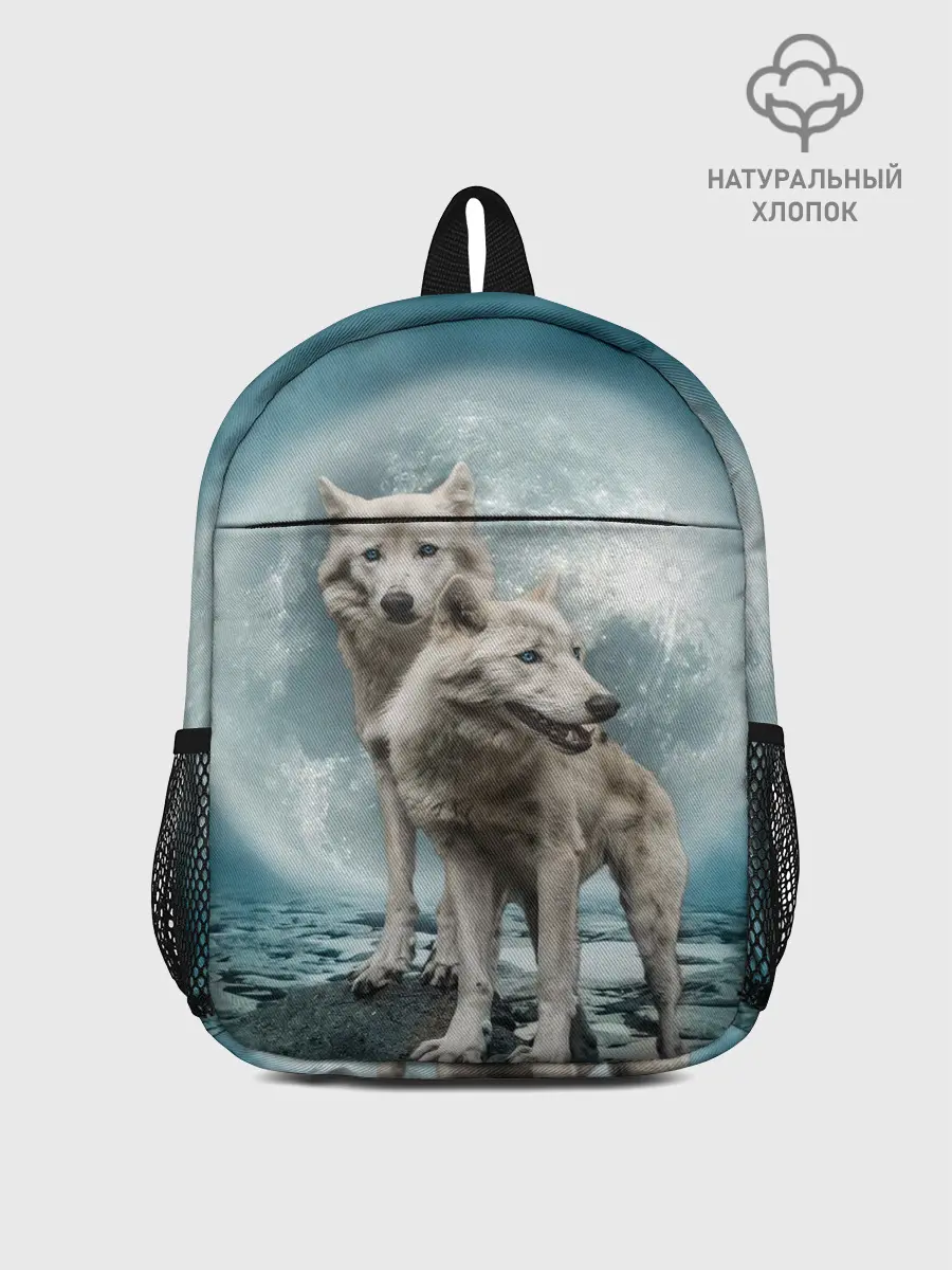 Рюкзак детский / Волки альбиносы