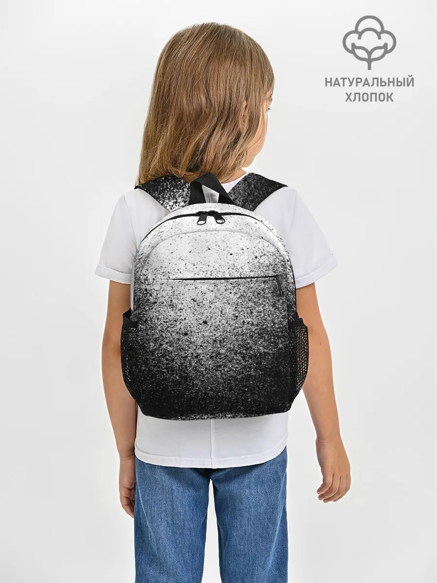 Рюкзак детский / БРЫЗГИ КРАСОК ЧЁРНЫЙ