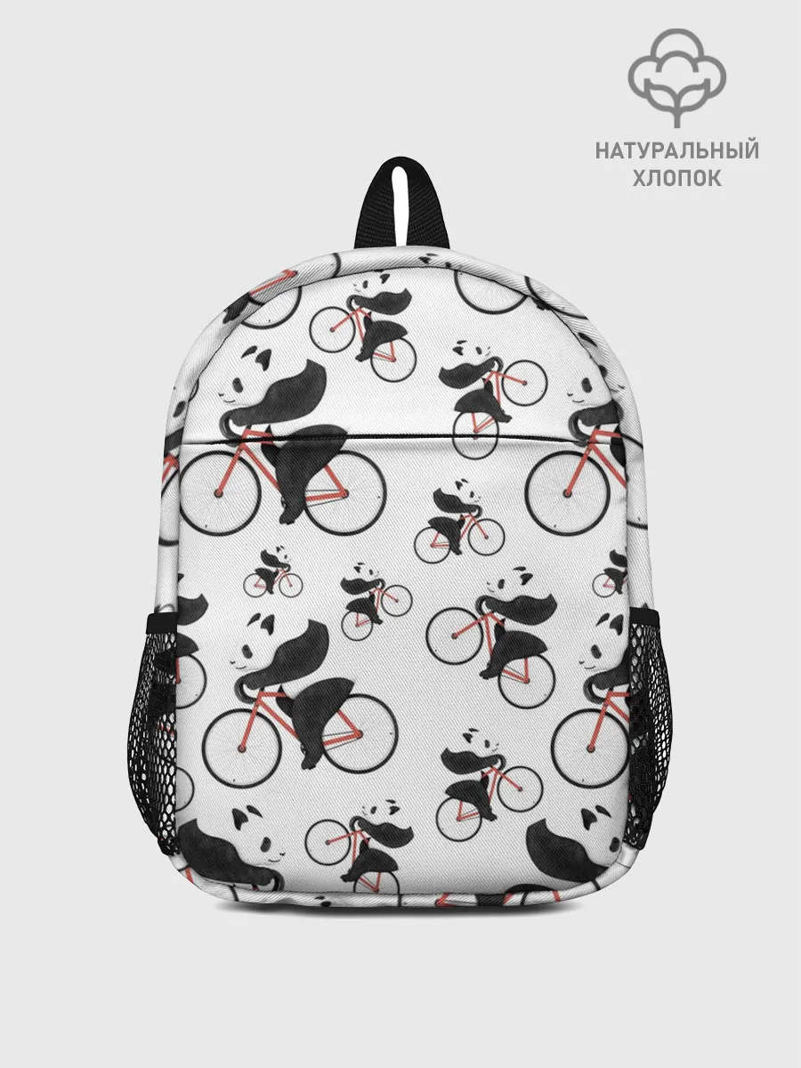 Рюкзак детский / Панды На Велосипеде