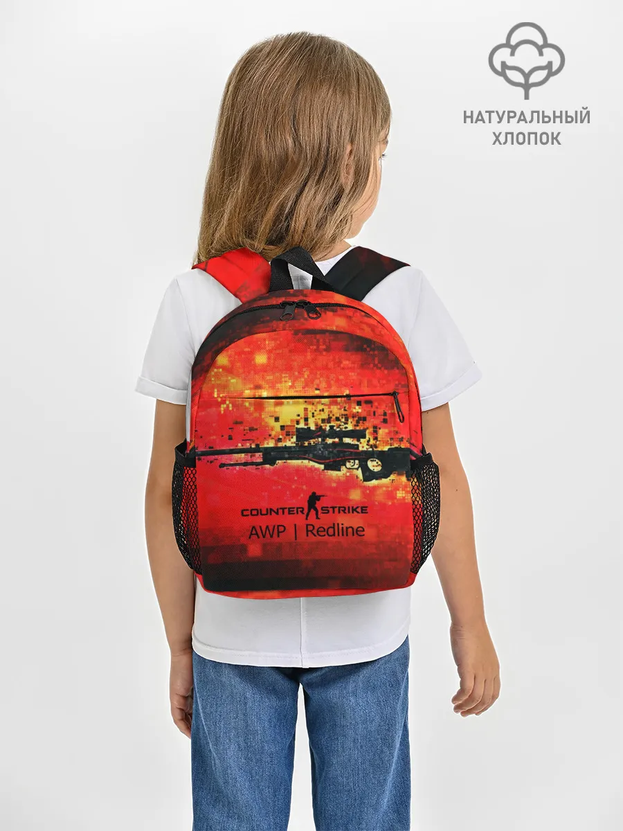 Рюкзак детский / cs go:AWP:Red Line