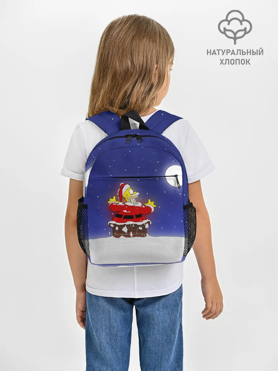 Рюкзак детский / Гомер Санта Клаус