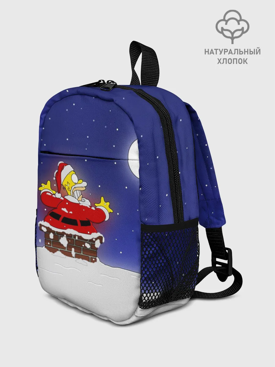 Рюкзак детский / Гомер Санта Клаус
