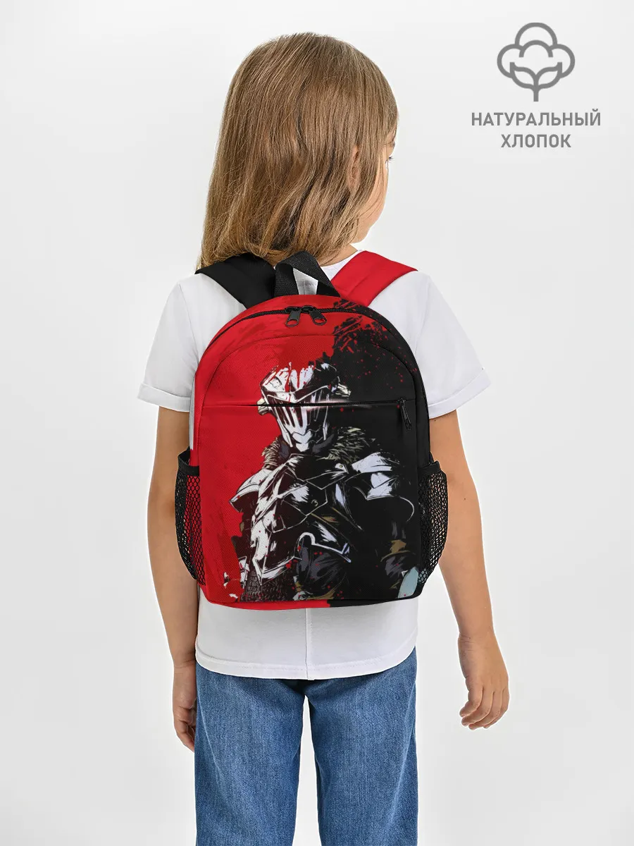 Рюкзак детский / Goblin Slayer red and black
