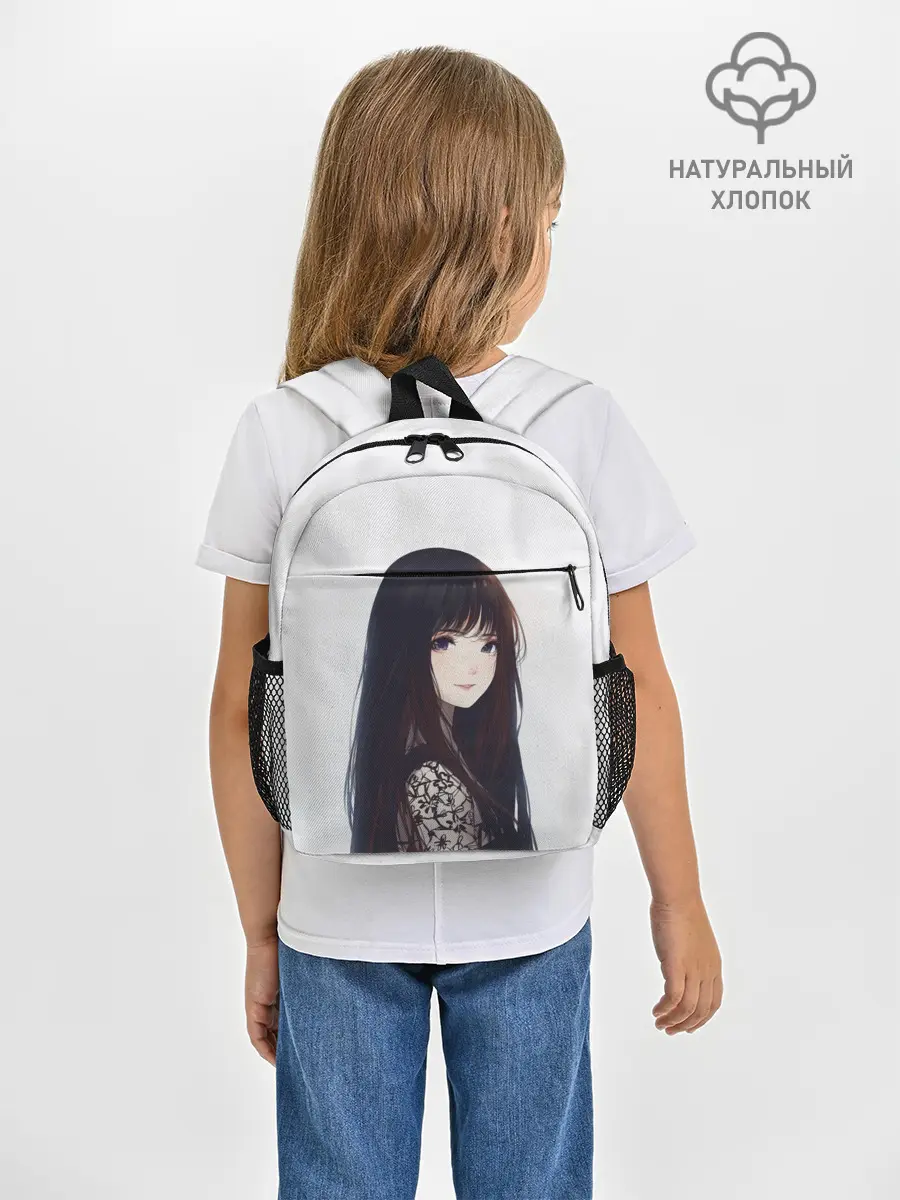 Рюкзак детский / Красивая аниме девушка