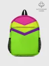 Рюкзак детский / Цветные треугольники_ салатовы