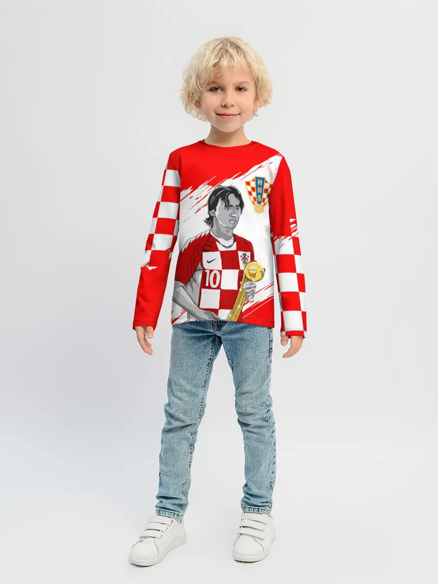 Детский лонгслив / ЛУКА МОДРИЧ / LUKA MODRIC