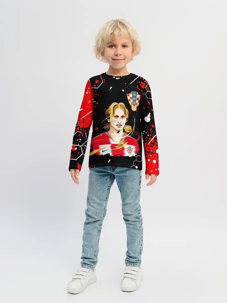 Детский лонгслив / ЛУКА МОДРИЧ / LUKA MODRIC