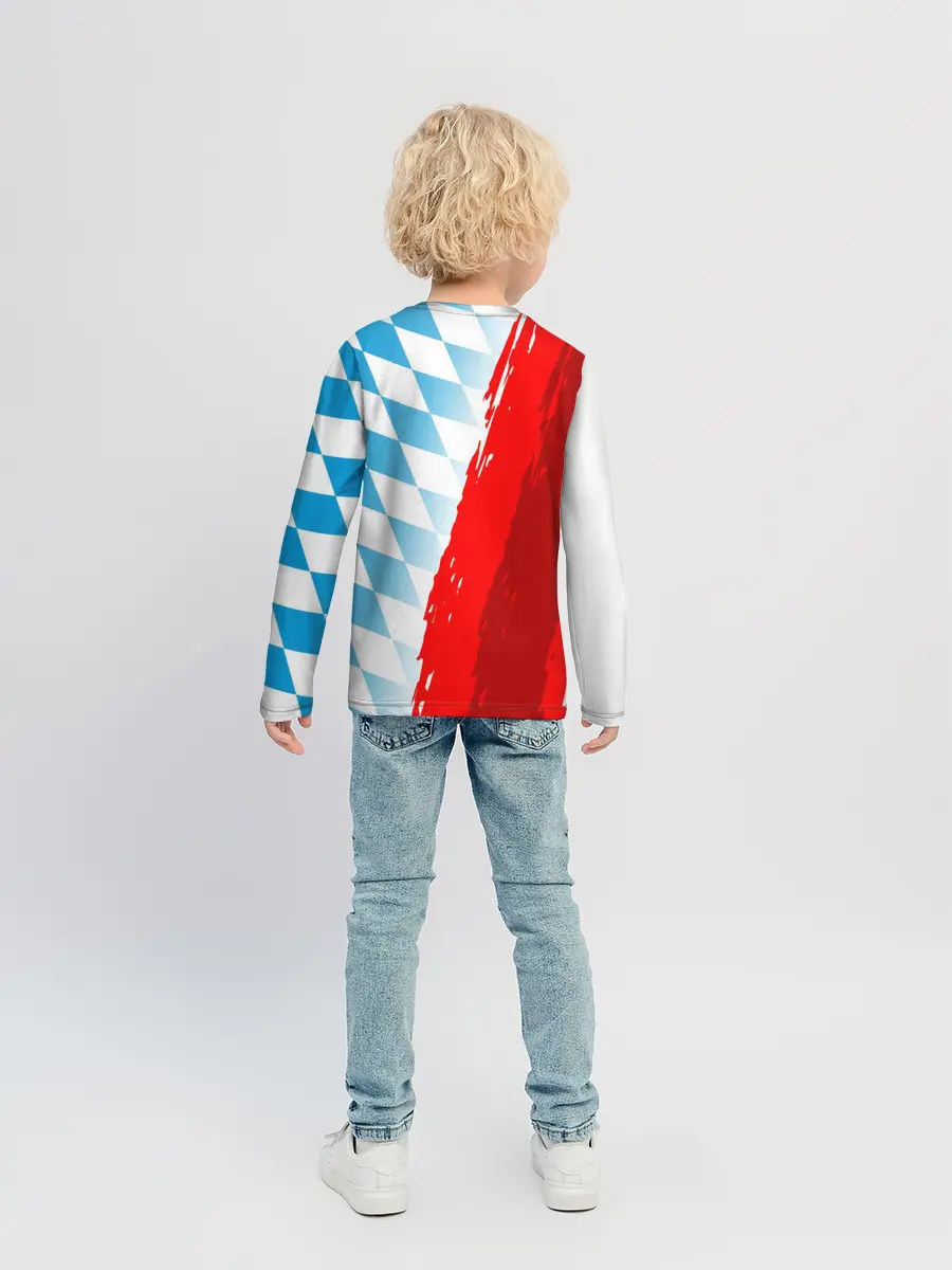 Детский лонгслив / РОБЕРТ ЛЕВАНДОВСКИ / БАВАРИЯ