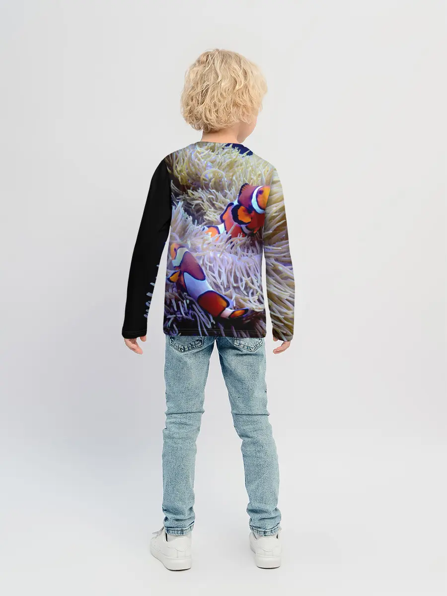 Детский лонгслив / Клоуны в актинии