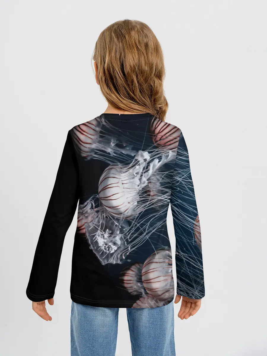 Детский лонгслив / Медузы