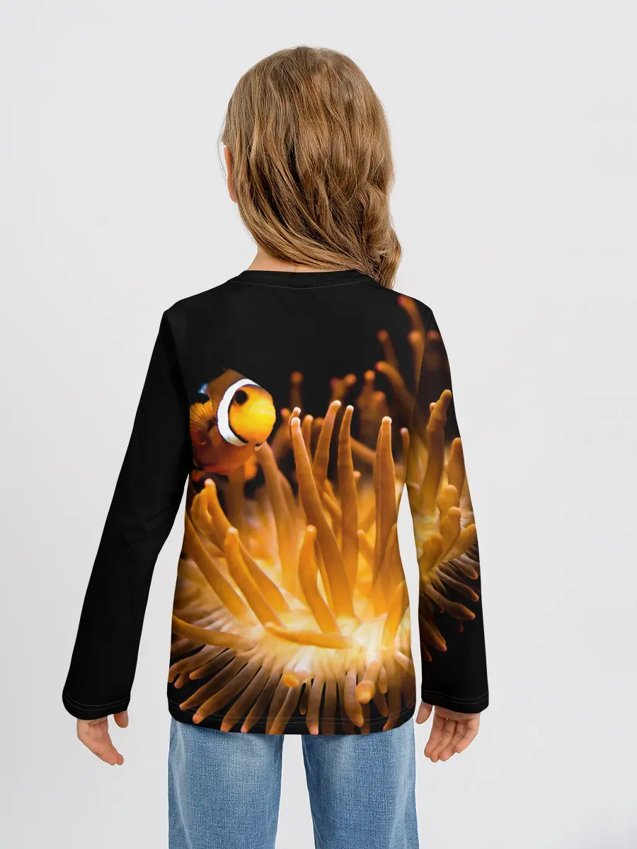 Детский лонгслив / Клоуны в актинии