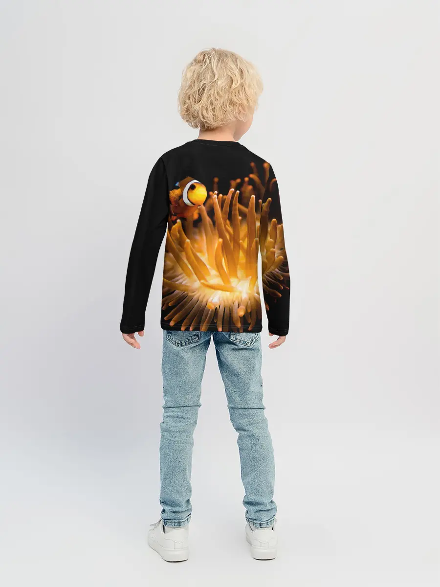 Детский лонгслив / Клоуны в актинии