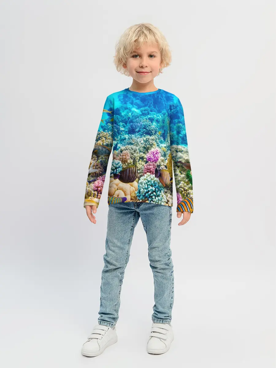 Детский лонгслив / Риф