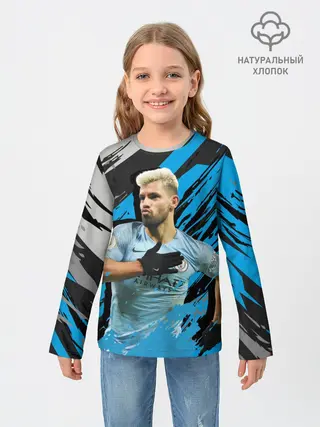 Детский лонгслив / Серхио Агуэро