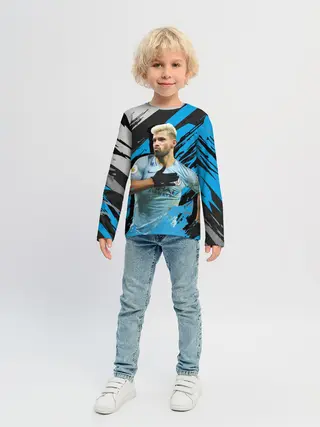 Детский лонгслив / Серхио Агуэро