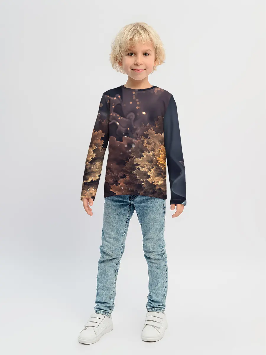 Детский лонгслив / КосмиЧеский Цветок