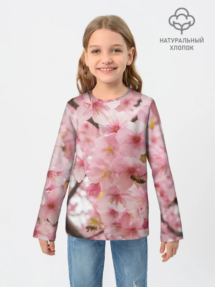 Детский лонгслив / НеобыЧная СаКура