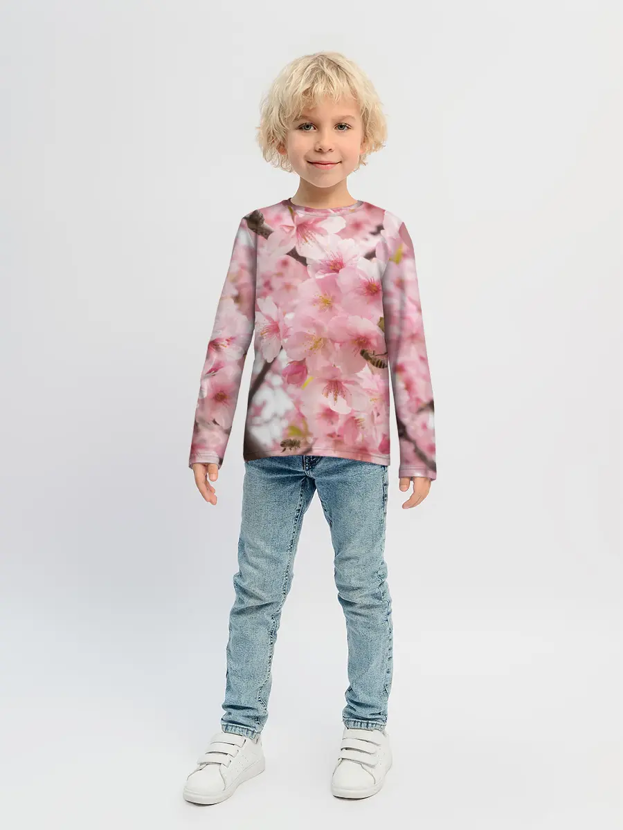 Детский лонгслив / НеобыЧная СаКура
