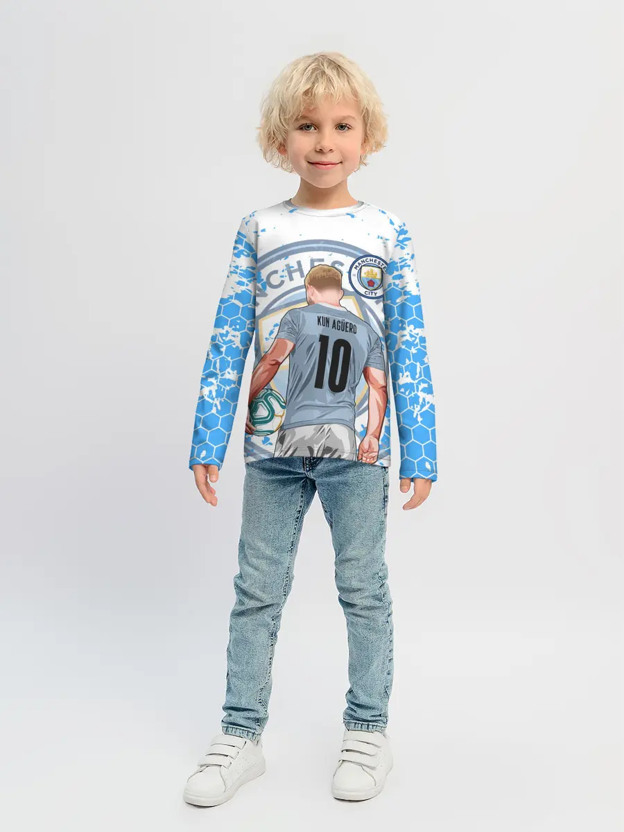 Детский лонгслив / СЕРХИО АГУЭРО / SERGIO AGUERO