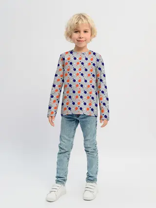 Детский лонгслив / Пинг-понг