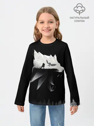 Детский лонгслив / Геральт на охоте