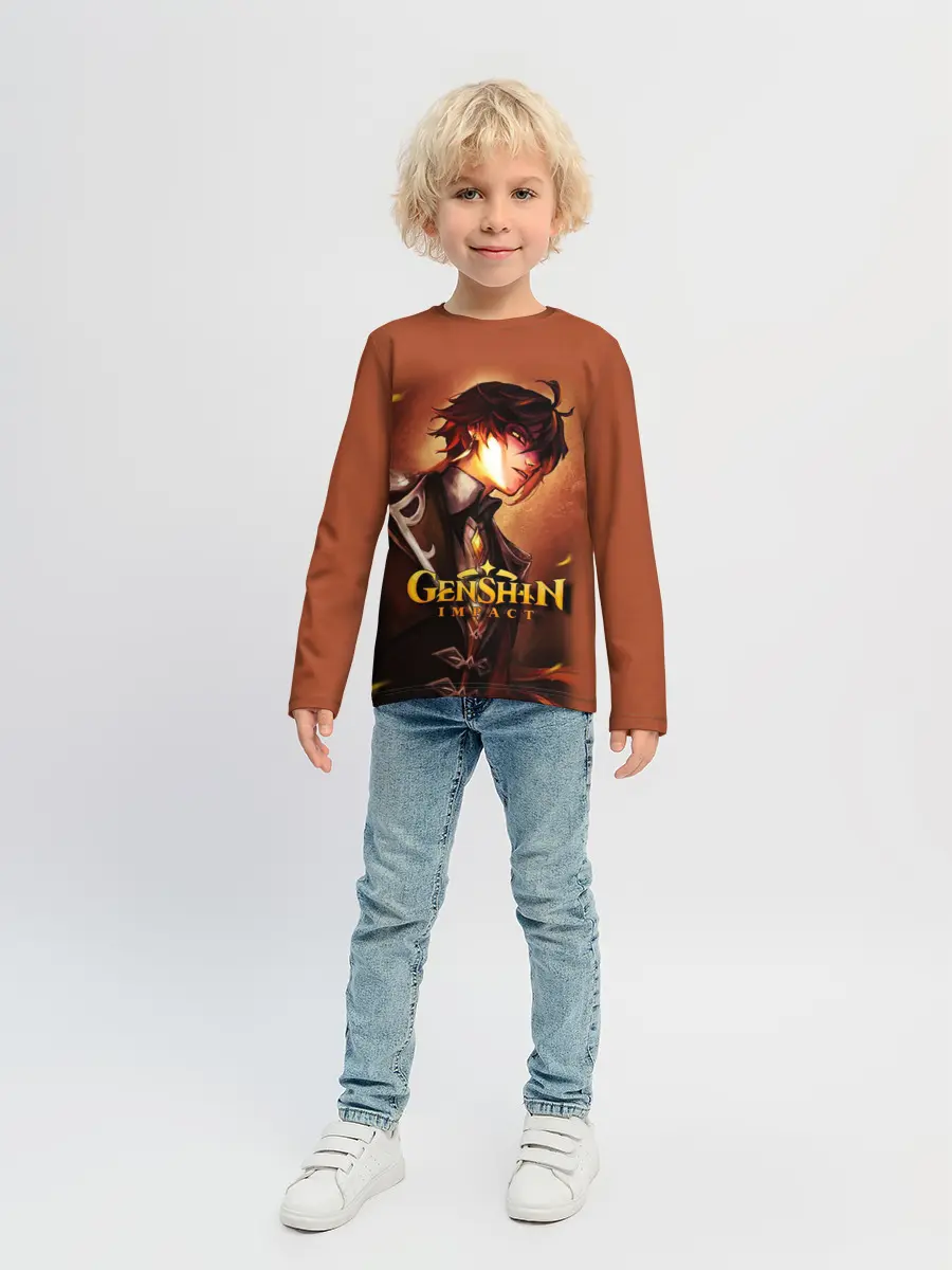 Детский лонгслив / GENSHIN IMPACT / ZHONGLI