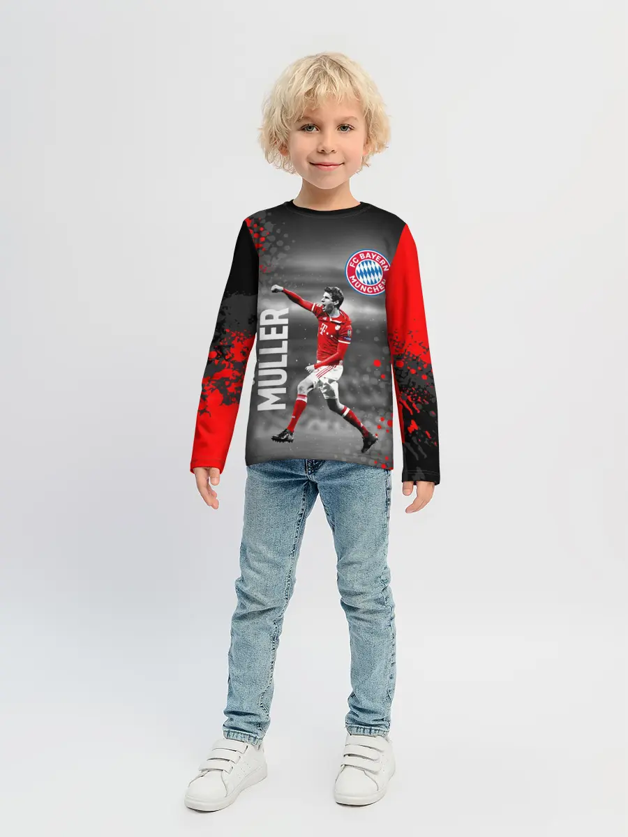 Детский лонгслив / ТОМАС МЮЛЛЕР / БАВАРИЯ